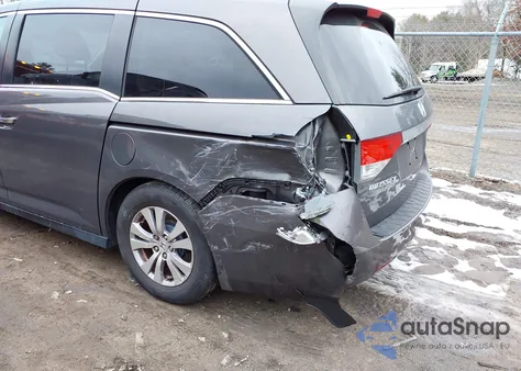 2014 Honda Odyssey Ex-L z USA, uszkodzony, nr VIN 5FNRL5H60EB104999